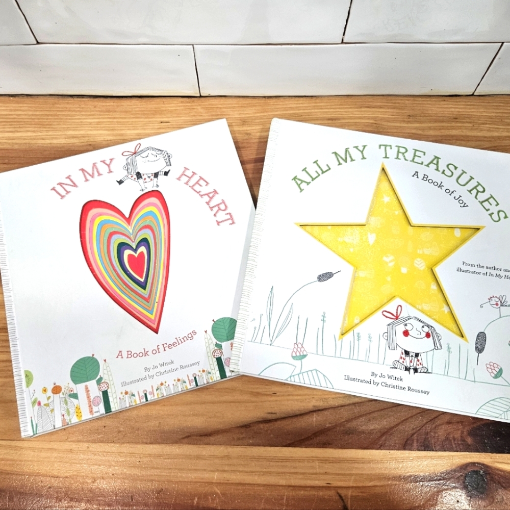 In My Heart & All My Treasures Hardback Board Book Bundle